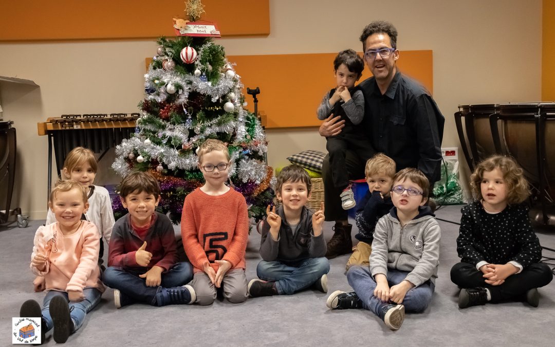 Sapin de Noël de l&rsquo;éveil musical 2018