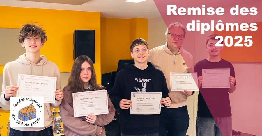 Remise des diplômes 2025